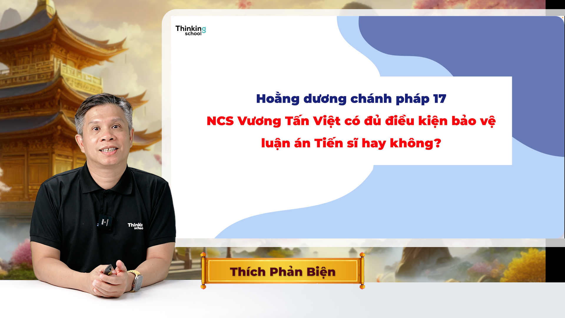 NCS Vuong Tan Viet co du dieu kien bao ve luan an Tien si hay khong.00 00 10 21.Still001